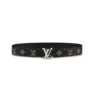 Louis Vuitton Shape 40MM Raffia Reversible Belt MP265S