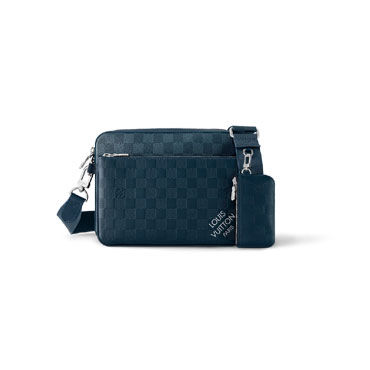 Louis Vuitton Trio Blue Messenger N40438