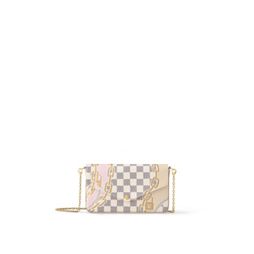 Louis Vuitton Felicie Pochette Damier Azur N40466