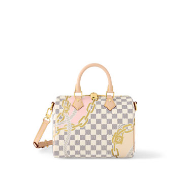 Louis Vuitton Speedy Bandouliere 25 Damier Azur N40473