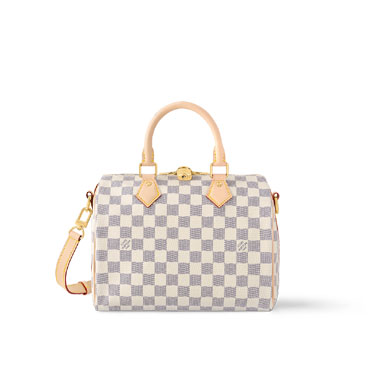 Louis Vuitton Speedy Bandouliere 25 Damier Azur Canvas N40608