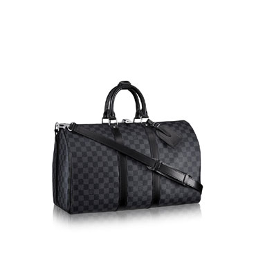 Louis Vuitton Keepall 45 Bandouliere Damier Graphite Canvas N41418