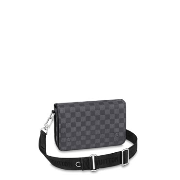 Louis Vuitton Studio Messenger Damier Infini Leather in Grey N50007