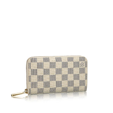 Louis Vuitton Zippy Compact Wallet Damier Azur Canvas N61263