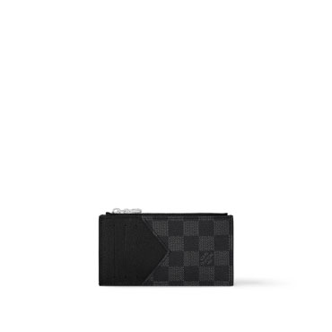 Louis Vuitton Coin Card Holder Damier Graphite N64038