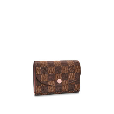 Louis Vuitton Damier Canvas Leather Rosalie Coin Purse N64423