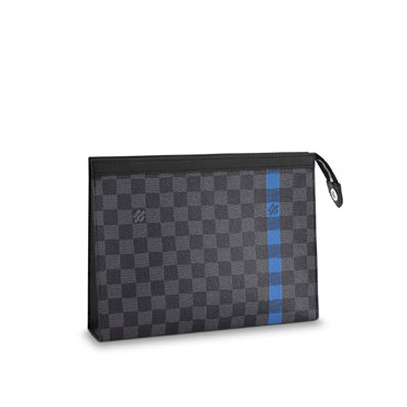 Louis Vuitton POCHETTE VOYAGE MM Damier Graphite Stripe N64444