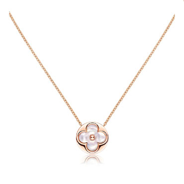 Louis Vuitton Color Blossom sun pendant pink gold Rose Q93520