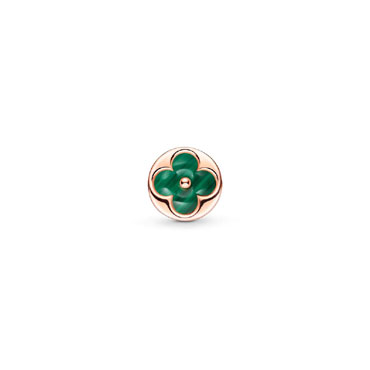 Louis Vuitton Color Blossom BB Sun Ear Stud Pink Gold Malachite Q96673