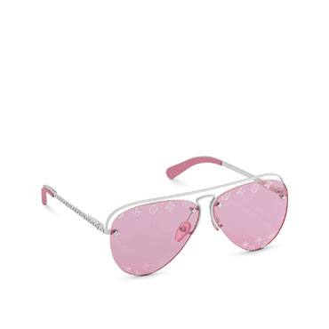 Louis Vuitton Escale Grease Sunglasses in Rose Z1330E