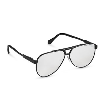 Louis Vuitton 1.1 Evidence Metal Pilot Sunglasses Z1897E