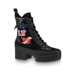 Louis Vuitton Boots Black Heart Platform Desert 1A4MQJ