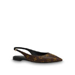 Louis Vuitton Cherie Slingback Ballerina in Brown 1A68AN