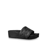 Louis Vuitton Jumbo Flatform Mule in Black 1A8N3N