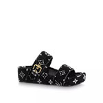 Louis Vuitton Jumbo Flatform Mule in Black 1A94UQ