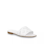 Louis Vuitton Revival Flat Mule in White 1A9P4P