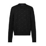 Louis Vuitton Embroidered Signature Merino Crewneck 1AFIXF