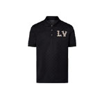 Louis Vuitton Cotton Pique Polo With Embroidered LV Patch 1AFJEL