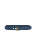 Louis Vuitton Signature 35mm Belt Monogram Denim M0175S