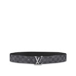 LV Initiales 40MM Reversible Belt Damier Graphite Canvas M0213T