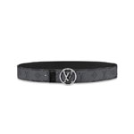 Louis Vuitton Circle 40MM Reversible Belt Monogram Eclipse Canvas M0286U