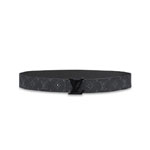 LV Initiales 40MM Matte Black Belt Monogram Eclipse Canvas M0449S