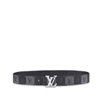 LV Pyramide Stripes 40MM Reversible Belt Monogram Eclipse Canvas M0469T