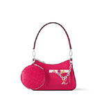 Louis Vuitton Marellini Bag Epi Leather Pink M25249