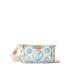 Louis Vuitton Multi Pochette Monogram Canvas Blue M25374