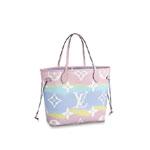 LV Escale Neverfull MM Autres Toiles Monogram in Rose M45270