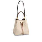 Louis Vuitton NeoNoe MM Monogram Empreinte Leather in Beige M45307