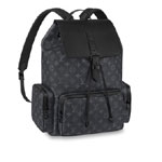 Louis Vuitton Backpack Trio Monogram Eclipse Canvas in Grey M45538