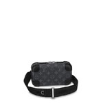 Louis Vuitton Horizon Clutch Monogram Eclipse Canvas in Grey M45579