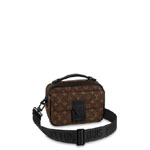 Louis Vuitton S Lock Messenger Monogram Macassar Canvas in Brown M45806