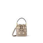 Louis Vuitton Nano Noe Bicolor Monogram Empreinte Leather M46291