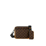 Louis Vuitton Trio Messenger Monogram Macassar Canvas M46694