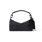 Louis Vuitton Soft Polochon PM Monogram Eclipse M46796