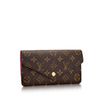 Louis Vuitton Monogram Canvas Jeanne Wallet for Women M62155