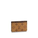 Louis Vuitton Card Holder Monogram Reverse in Brown M69161