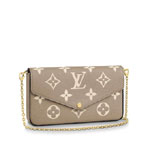 Louis Vuitton Felicie Pochette Bicolor Monogram Empreinte M69977