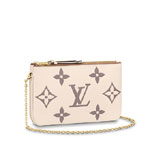 Louis Vuitton Double Zip Pochette Bicolor Monogram Empreinte M80084