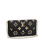 Louis Vuitton Felicie Pochette Bicolor Monogram Empreinte M80482