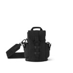 LV Nano Christopher Backpack in Taurillon Monogram Black M83164