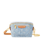 Louis Vuitton Mini Bumbag Monogram Canvas Blue M83353