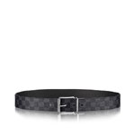 LV Damier Print 40MM Reversible Damier Graphite Canvas M9156Q