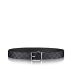 LV Damier Print 40MM Reversible Damier Graphite Canvas M9156V