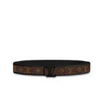 LV Shape Patchwork 40mm Belt Monogram in Black MP205T