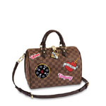 Louis Vuitton Speedy 30 Bandouliere Damier Ebene N40060