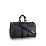 Louis Vuitton Keepall 45 Bandouliere Damier Graphite Canvas N41418