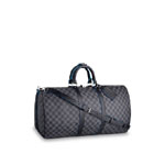 Louis Vuitton KEEPALL BANDOULIERE 55 Damier Graphite Stripe N42427